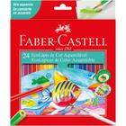Lápis de Cor Aquarelavel 24 Cores Faber Castell
