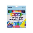 Lápis de Cor Aquarelável Acrilex 24 Cores