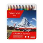 Lápis De Cor Aquarelável Caran D'Ache Prismalo 18 Cores