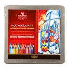 Lápis De Cor Artístico Koh-I-Nooh Polycolor - Estojo Com 48 Cores