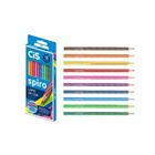 Lápis de cor CiS Spiro c/ 12 cores