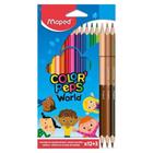 Lápis de Cor Color'Peps 12 Cores + 3 Lápis Duo Pele MAPED