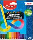 Lápis de Cor Color Peps Infinity, 12 Cores