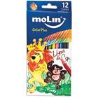 Lápis de cor Color Plus Molin c/12 cores