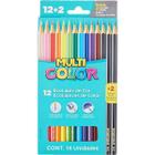 Lápis de Cor com 10/ 12/ 24 e 36 Cores - Multicolor / WX GIFT - Faber-Castell