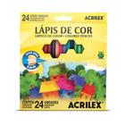 Lápis de Cor com 24 Cores - Acrilex