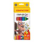 Lápis De Cor Compactor Neo-Pen 12 Cores