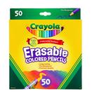 Lápis de cor Crayola Erasable (50 ct) para colorir adultos