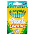 Lápis de cor Crayola Pearl 24 unidades, cores peroladas para crianças