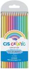 Lápis De Cor Criatic C/ 12 Cores Tons Pastel - Cis