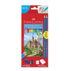 Lápis de Cor EcoLápis 12 Cores, Kit com Apontador, Borracha e 2 EcoLápis Grafite - FABER-CASTELL