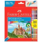 Lapis De Cor Ecolapis De Cor Regular 20 + 4 Bicolores Faber Castell - Faber-Castell