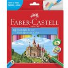 Lápis De Cor Ecolápis Sextavado Com 48 Cores - Faber Castell 