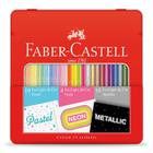 Lápis de Cor Faber Castell Ecolápis Pastel Metálicos Neons 24 Cores