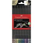 Lápis De Cor Faber Castell Super Soft 12 Cores Metalizadas