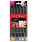 Lápis de Cor Faber Castell Super Soft 12 Cores Neon Pastel