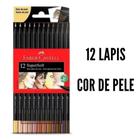 Lápis De Cor Faber Castell Super Soft 12 Cores Tons De Pele