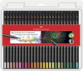Lápis de cor Faber Castell super soft com 50 cores