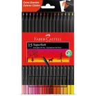 Lápis de cor Faber Castell super soft cores quentes 15 cores