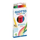 Lápis de Cor Giotto Colors 3.0 - Caixa 24 unidades