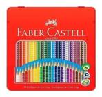 Lápis De Cor Grip Faber Castell Estojo Lata 24 Cores
