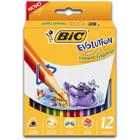 Lapis de COR Jumbo Evolution Trian. 12 Cores - BIC