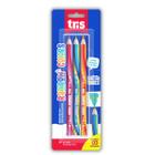 Lápis de Cor Jumbo Tris Rainbow  Mina Multicolorida  3 Unidades