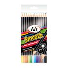 Lápis de cor Kit smooth soft com 12 cores