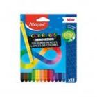 Lápis de Cor Maped 12 Cores Infinity Color'Peps