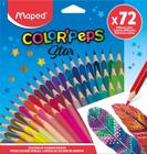 Lápis de cor Maped color peps com 72 cores