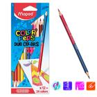 Lápis de Cor Maped Color Peps Duo Colors com 12 Cores