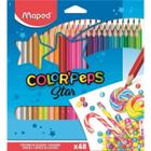 Lápis De Cor Maped Color Peps Star 48 Unidades