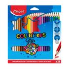 Lápis de Cor Maped Color Peps Star com 24 Cores Escolar