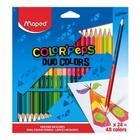 Lápis de Cor Maped Duo Colors Color Peps 48 Cores