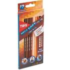 Lapis De Cor Mega Soft Color 12 Cores Tons De Pele Tris