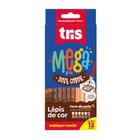 Lápis De Cor Mega Soft Color - Tons De Pele - 12 Cores - Tris