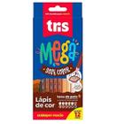 Lapis De Cor Mega Soft Color Tons De Pele 12 Cores Tris