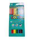 Lápis de cor Multicolor 12 cores
