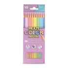 Lápis De Cor Multicolor EcoLápis Tons Pastel Com 10 Cores