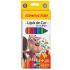 Lápis de cor neo-pen 12 cores compactor