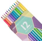 Lápis de cor Pastel - 12 cores - Bee Unique