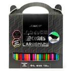 Lápis de Cor Redondo Carbon Line Estojo com 50 Cores - Leo&Leo