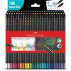 Lapis de COR Redondo Supersoft 100 Cores - FABER-CASTELL