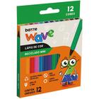 Lapis de COR Sextavado Bazze Wave Mini Reciclado 12CO