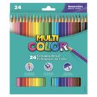 Lápis de cor (sextavado) Multicolor Super Eco 24cores - Faber-Castell