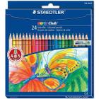 Lápis de Cor Staedtler Noris Club 24 Cores 144 NC24