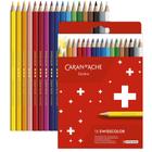 Lápis de Cor Swisscolor Caran D'Ache 18 Cores