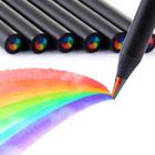 Lápis de cor TINNIVI 7 cores em 1 preto de madeira com afiador