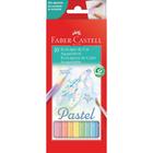 Lápis de Cor Tons Pastel Aquarelável 10 Cores Faber-Castell