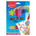 Lápis de Cor Triangular Color Peps Star Estojo 36 Cores